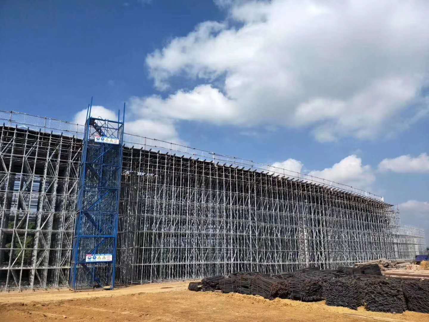 盤扣腳手架搭建周期短，經(jīng)濟效益好！